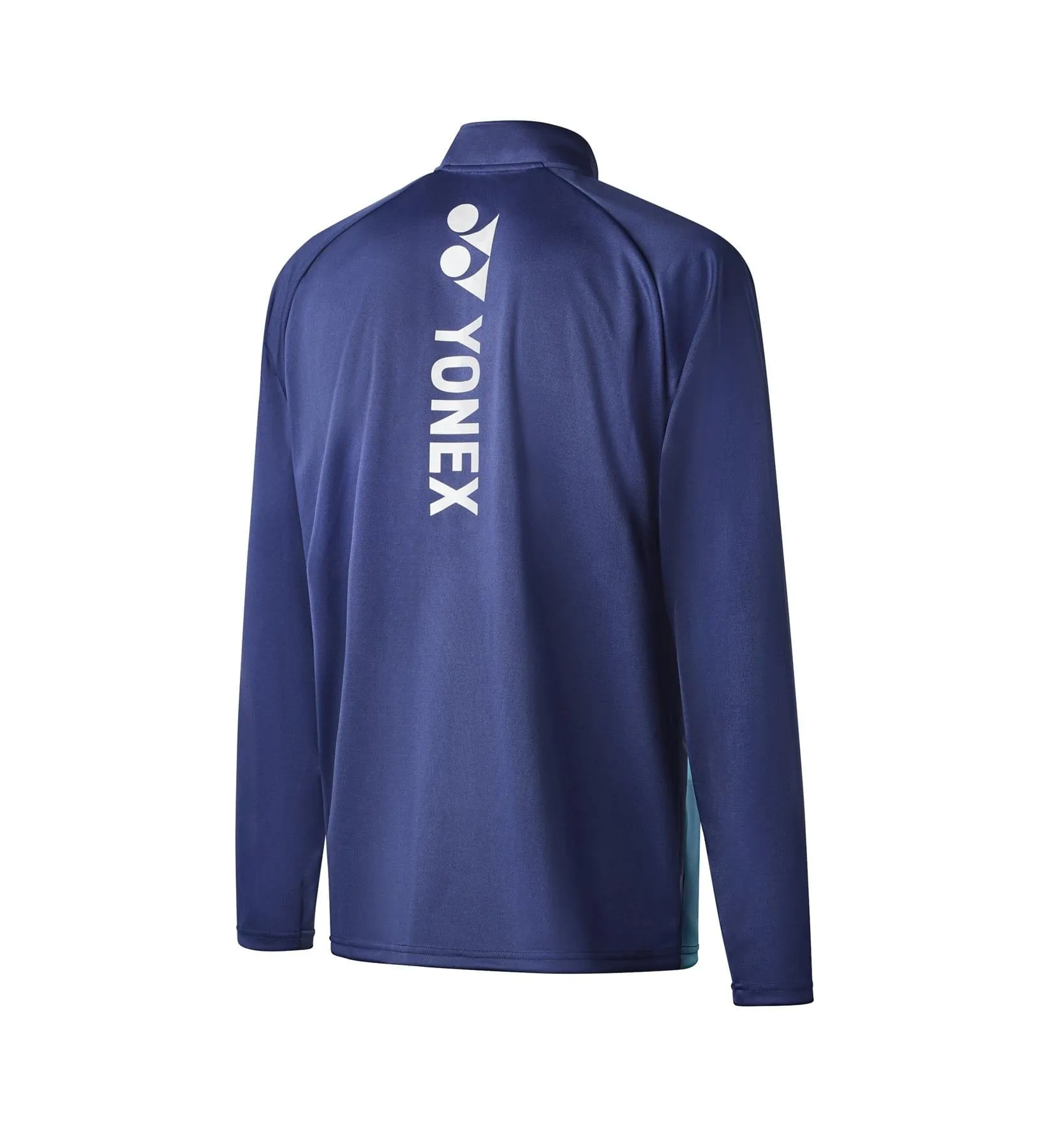 Yonex YML123 Unisex Badminton Zip Midlayer - Navy / Silver / Sky