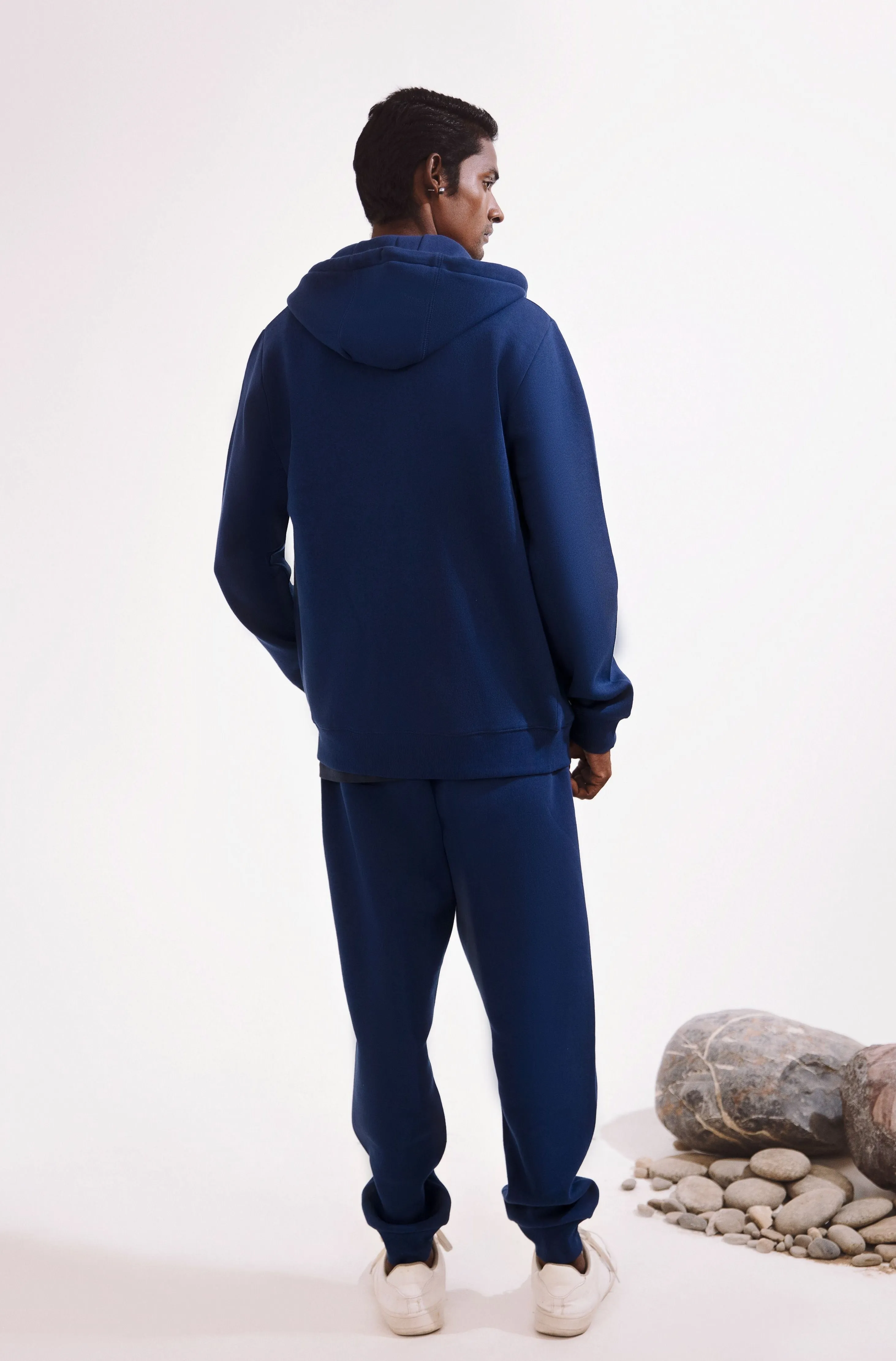 Zipper Hoodie - Midnight Blue
